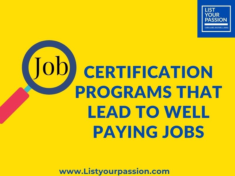 Certification programs